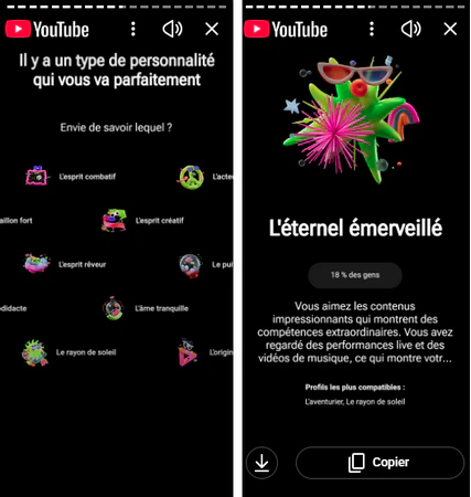 Personnalité de YouTube Recap 2025