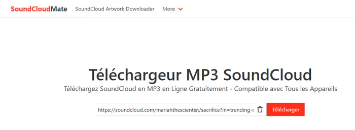 Téléchargeur SoundCloud MP3 - SoundCloudMate