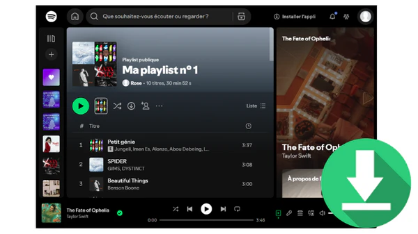 Spotify Playlist Downloader gratuit en ligne
