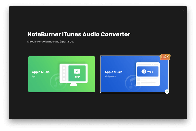 Installez NoteBurner Apple Music Converter