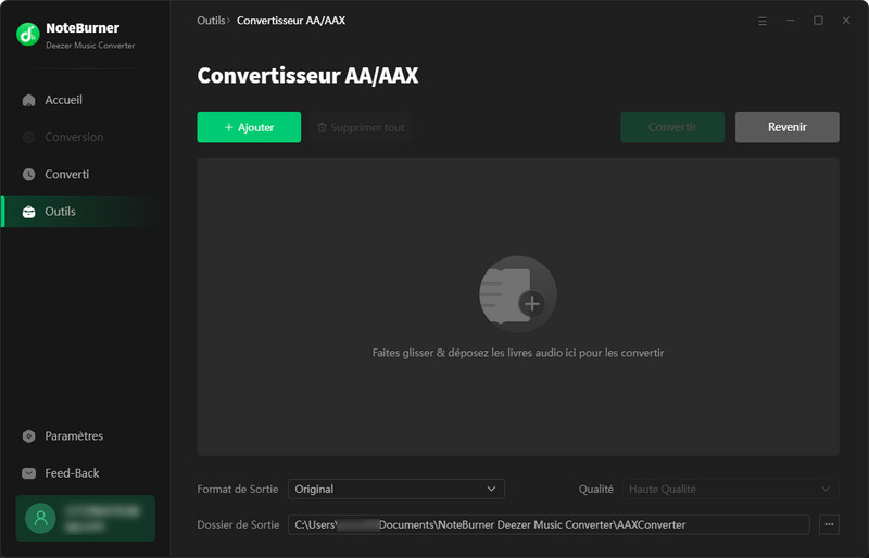 Convertir un livre audio AA/AAX