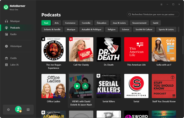 Télécharger gratuitement des podcasts