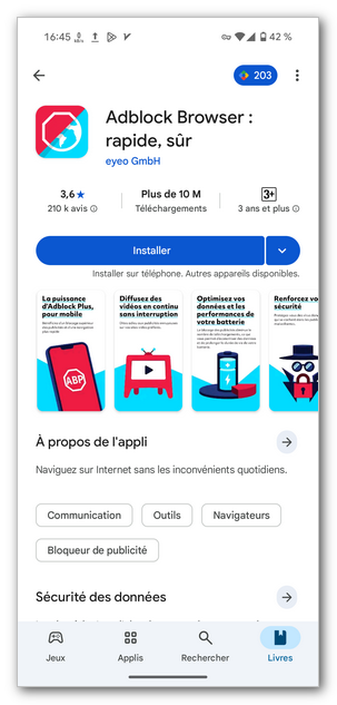 Bloquer les publicités YouTube sur Android
