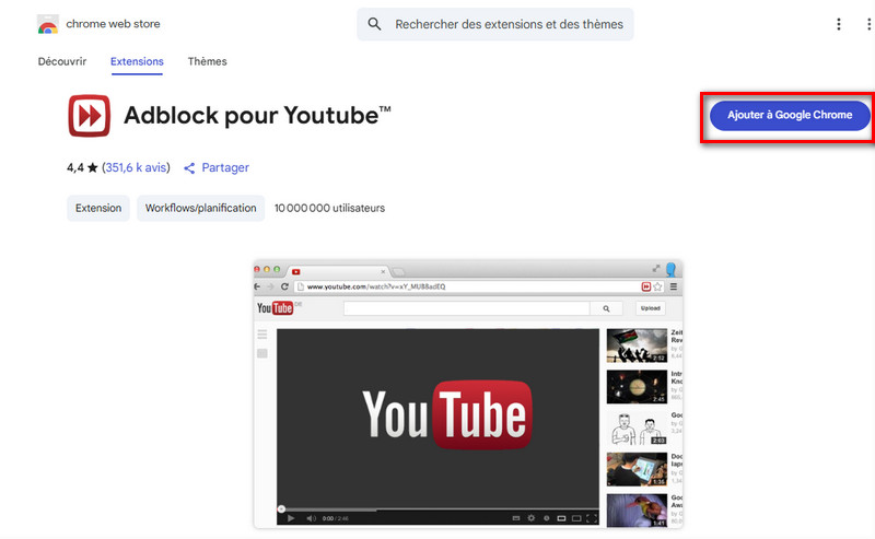 Rechercher Adblock for Youtube™