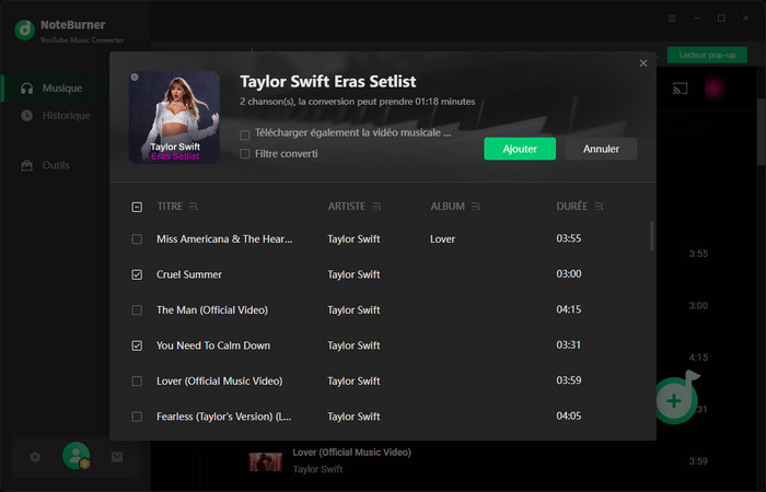 Lancer NoteBurner YouTube Music Converter