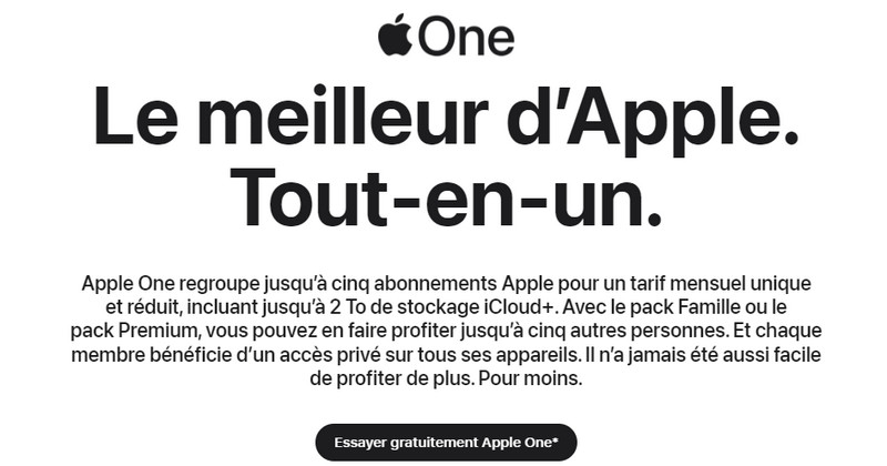 Obtenir Apple Music 2 mois gratuit via Apple One