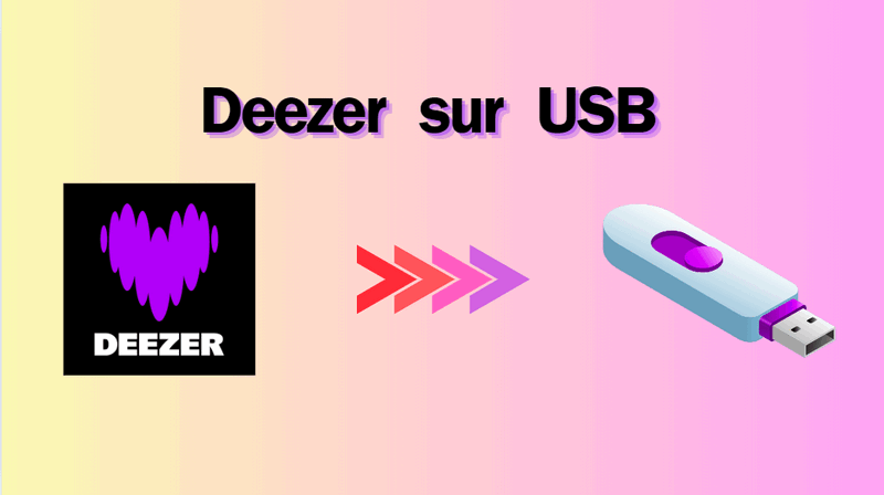 mettre de la musique Deezer sur une clé USB