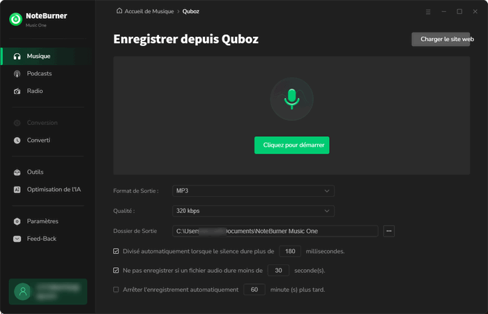 Enregistrez la musique Qobuz en MP3