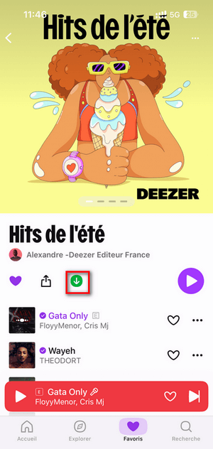 Télécharger la musique Deezer sur Android ou iPhone