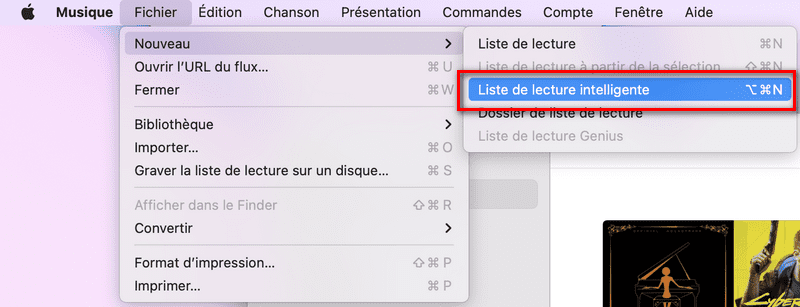 Liste de lecture intelligente