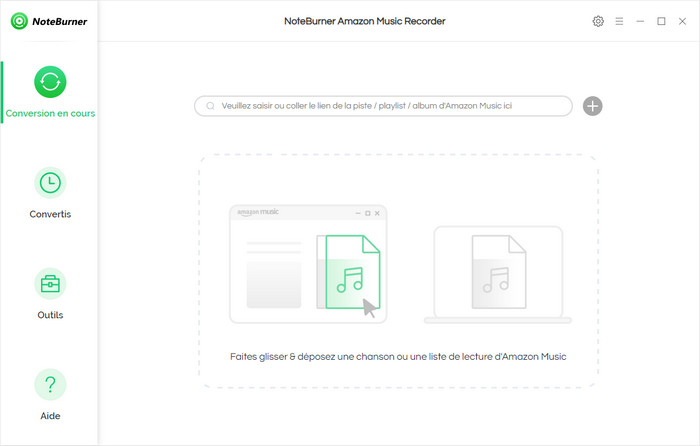 Exécutez NoteBurner Amazon Music Recorder